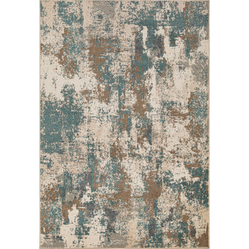 Zarhiya Abstract Indoor Rug, Rectangle 7'8'' x 11'1''