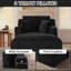 Canapé inclinable 65,4 po Corduroy-589739400