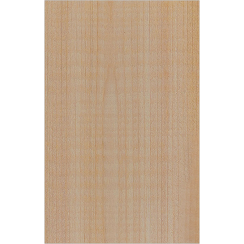 Queue de chevron lisse Carmel, Cèdre rouge de l'Ouest, 6"H x 3 1/2"W x 36"L