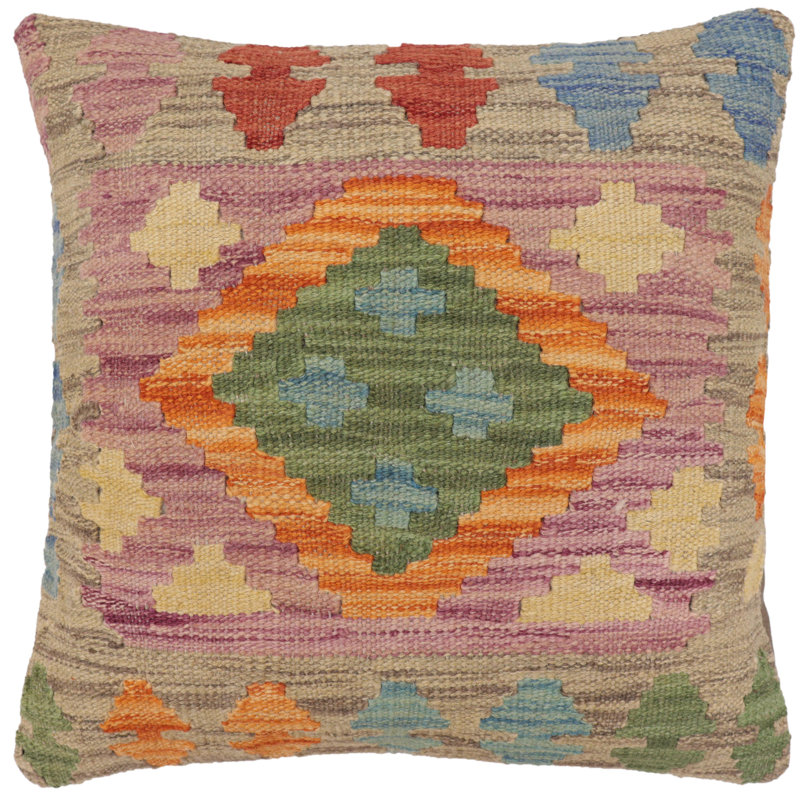 Housse et insert de coussin carré 100% laine