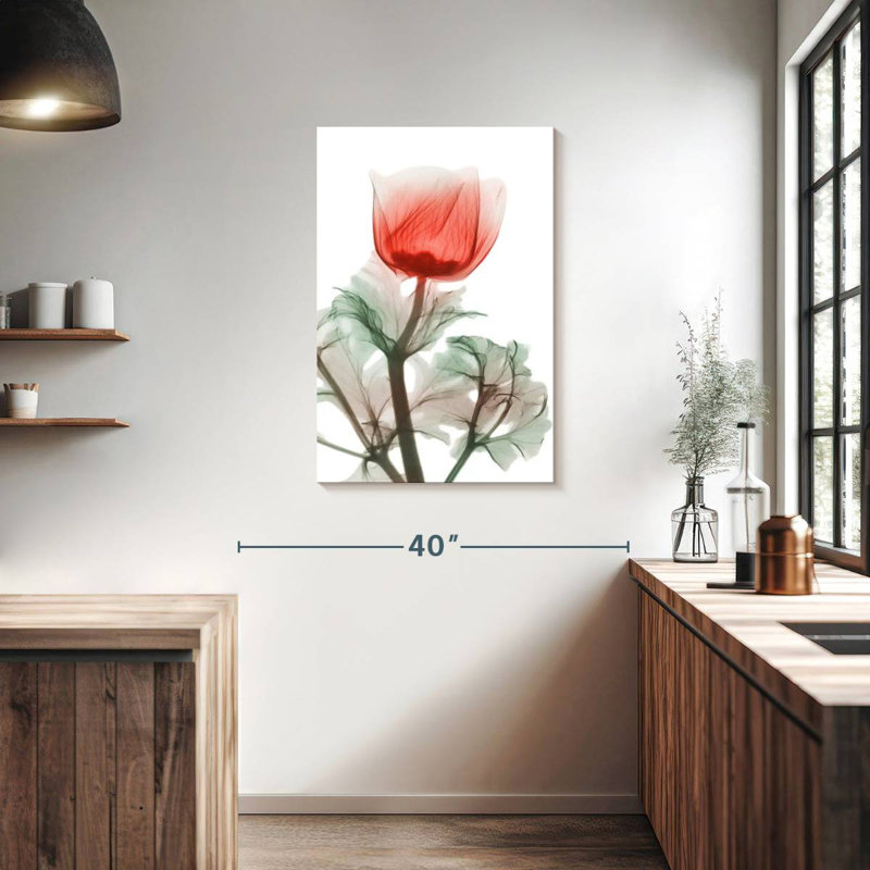 Harnek Lonely Poinciana Anemone, 36" H x 24" W
