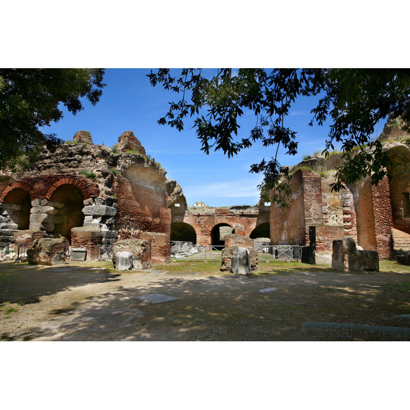 Flavius Amphitheater Pozzuoli by Onairda - Wrapped Canvas Print, 30cm H x 46cm W