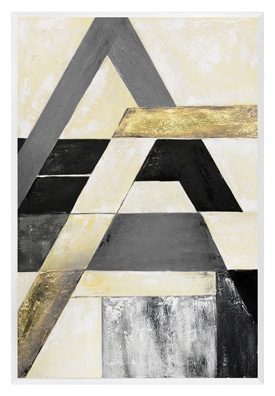 Abstraction - Wrapped Canvas Painting