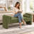 Bench for Bedroom End of Bed, 60.5- inch Upholstered Button Tufted Ottoman Bench with Rolled Arms, Button-Tufted Ottoman for Living Room, Entryway-25947989