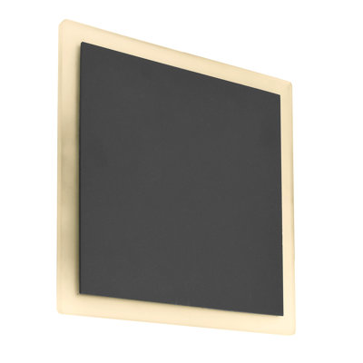 Dark Grey 100 - Bulb Integrated LED Outdoor Flush Mount