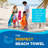 Rudy 100% Cotton Lightweight Beach Towel