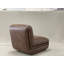 Chaise d'appoint Carlyle, cuir vieilli whisky