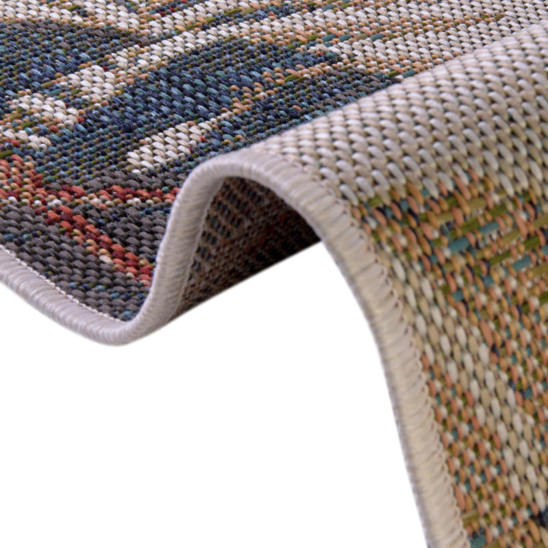 Sherwin Floral Indoor / Outdoor Rug, Rectangle 6' x 9'