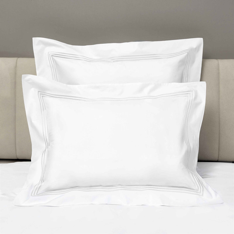 Platinum Sham, White, King Sham