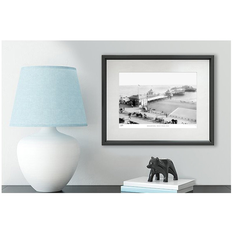 Brighton, West Pier 1921 by Francis Frith - Single Picture Frame Print, 60cm H x 80cm W x 2.3cm D