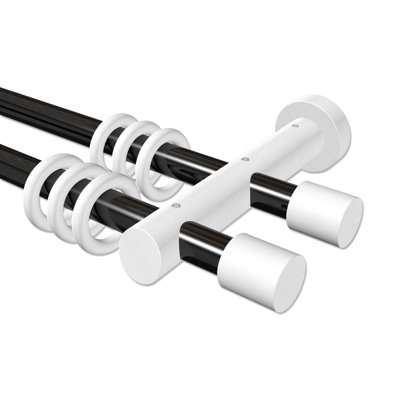 Dighton Adjustable 2cm Double Curtain Pole