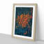 Cluster of Orange Trees in Abstract - Framed Print-55685049-55685050