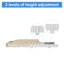 Étagère de rangement pour armoire simple, l 16,5 po x P 21 po avec glissière à fermeture en douceur pour armoires de cuisine