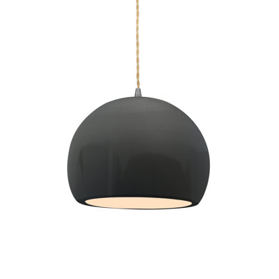 Luminaire suspendu 1 lumière DEL intégré Aschwin