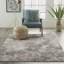 Uptown Abstract Area Rug in Gray/Ivory/Blue-41734197