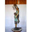 Nifao Collection Kids Playing Basketball in Action Life Size Bronze Statue  27" x 17" x 66"H