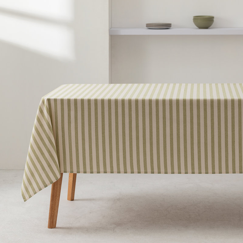Pamphile Dining Linens, Green, 200cm W x 140cm L
