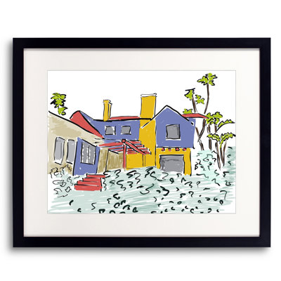 Craftsman House From Lomitas Print by Deborah Blum