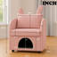 Fauteuil d'appoint avec espace de rangement pour animaux-111502113