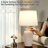 25"Dimmable Ceramic Table Lamp Touch Control Light-186266815