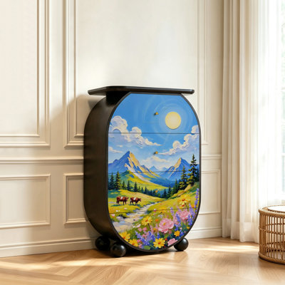 Armoire de salon moderne à tiroirs