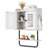 Bathroom Wall Cabinet With Towel Bar