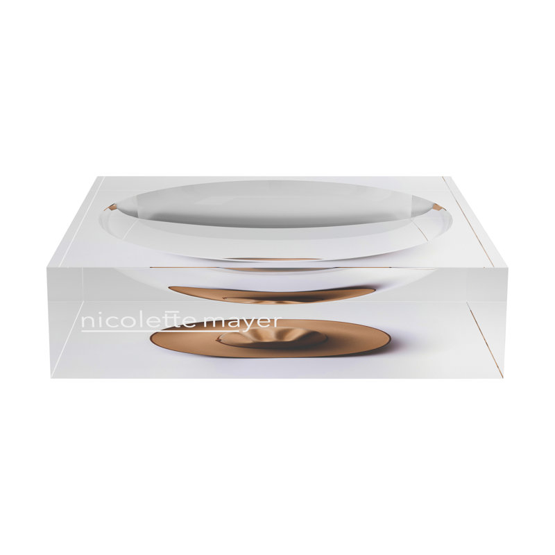 Cowboy Hat Acrylic Candy Catchall Dish, 6"W x 6"D x 2"H