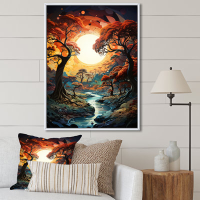Baobab africain, teintes cosmiques I - impressions sur toile de baobab
