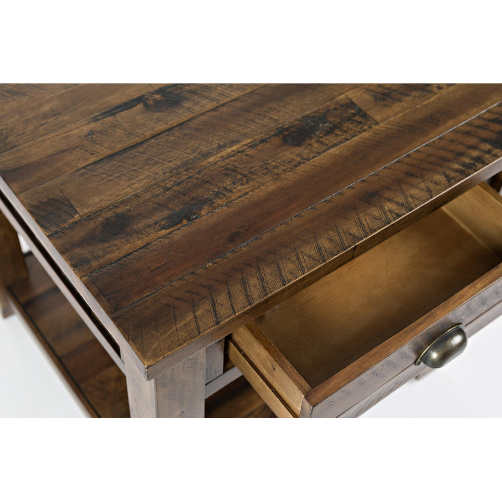 Castile 24" End Table, Dakota Oak