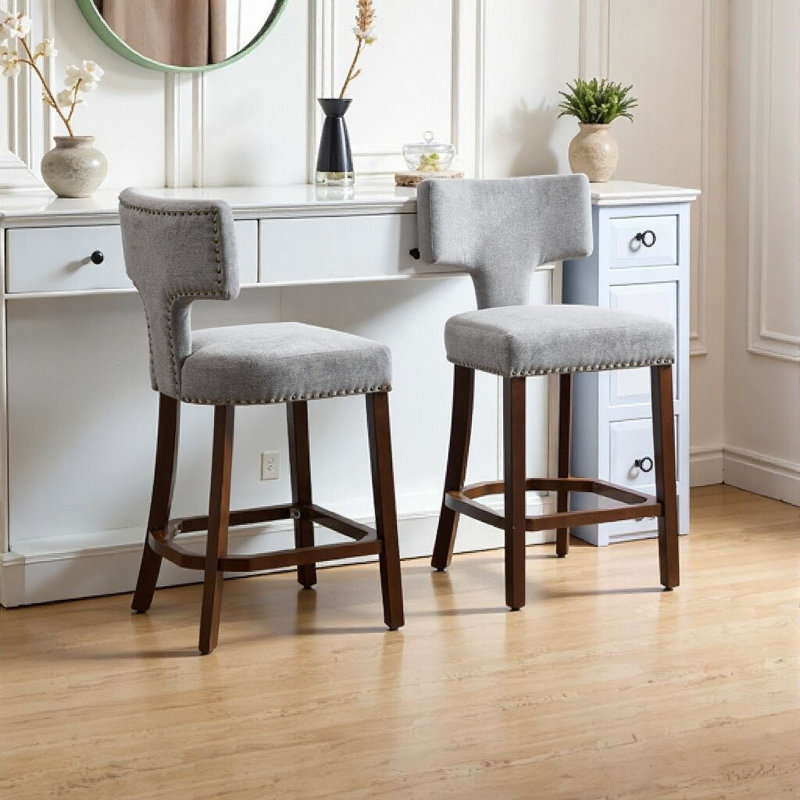 Tabouret de bar industriel chic en acier inoxydable - Durabilité intérieure / extérieure et design intemporel, Gris