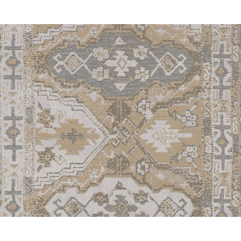 Rouleau de papier peint texturé L 33 pi x l 21 po Carpet, Beige / noir / gris