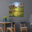 «Chore Time» par Sharon Mark, art mural en métal, 36 po x 36 po