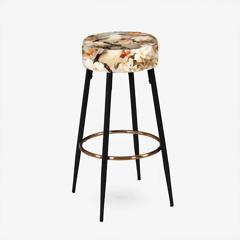 Ensemble de 2 tabourets de bar Beige
