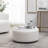 Savinien Upholstered Round Storage Ottoman-924381054