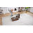 43.7" L X 27.6" W 2-tier Rectangular Glass Top Coffee Table For Living Room-578412387