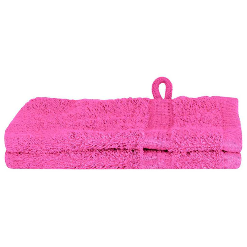  Washcloths 2 Pcs Cotton, Pink