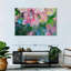 Abstrait pivoines, reproduction sur toile-1497351625