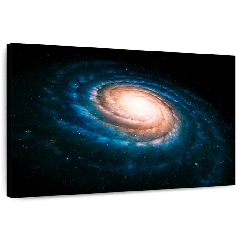 Oberle Spiral Shaped Galaxy, 24" H x 36" W