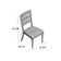 Lydia Ladder Back Side Chair w/ Upholstered Seat