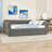 2 Drawers King Upholstered Platform Bed with USB Charging Ports and Center Legs-754408055