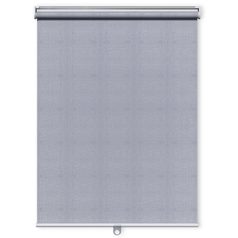 Rideau roulant occultant sans cordon, Gris foncé, L 35 po x L 72 po