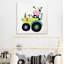 « jolie cow cow », peinture sur toile tendue-406373099