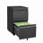 Metal 2 Drawer Mobile File Cabinet With Lock-570398224