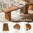 Solid Wood Entryway Bench, End of Bed Bench