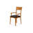 Ingrid 19.25'' H Upholstered Cherry Armchair-22354361-22557500