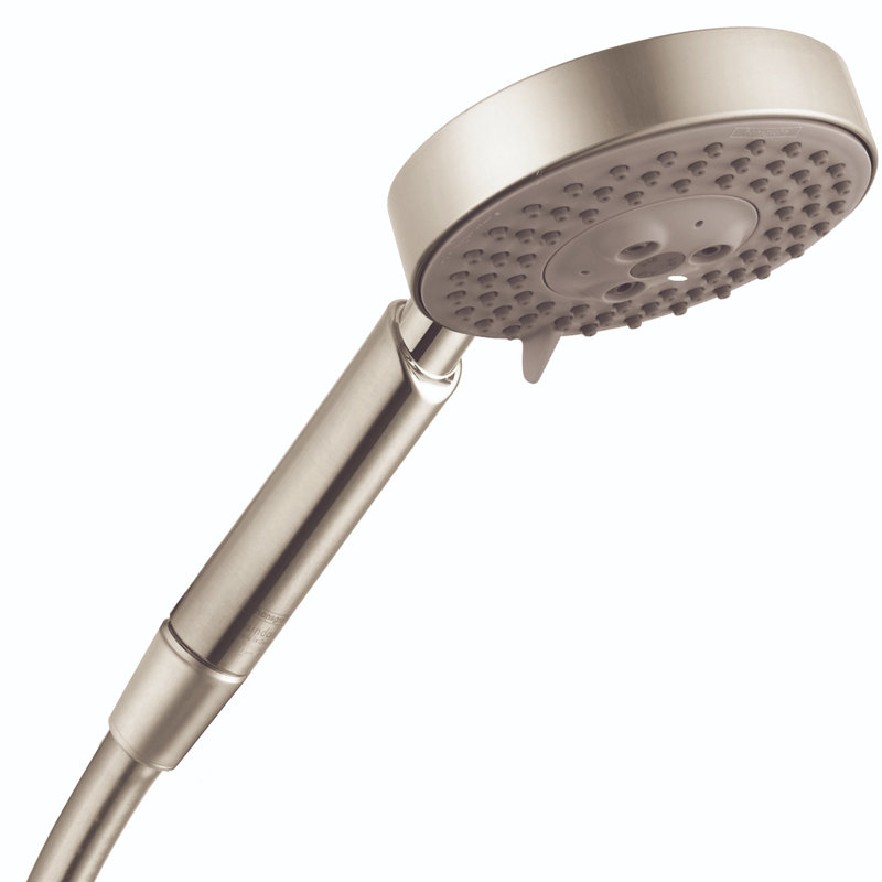 Raindance S 100 Air 3-Jet Rain Handheld Shower Head, Brushed Nickel