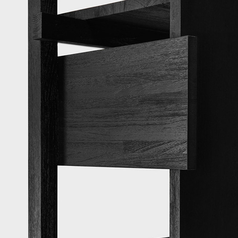 Black Vintage Mystery Bookcase