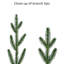 7.5' Lighted Artificial Spruce Christmas Tree