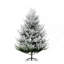 Arbre de Noël artificiel de 6 pieds, arbre de Noël à charnière en pin avec 795 branches réalistes, base en acier, ouverture automatique, vert-354542549