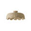 18cm H Rattan Round Lamp Shade ( Clip On ) in Beige